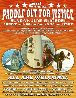 Paddle Out for Justice Flyer - Uploaded by Paddle Out for Justice
