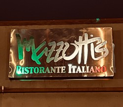 COURTESY OF JOE MAZZOTTI - The sign at Mazzotti's on the Plaza lit up again in anticipation of its renovation and reopening.