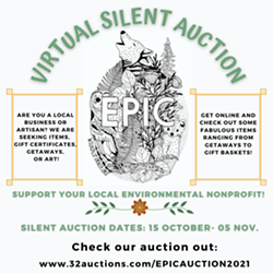 Virtual Silent Auction Flyer - Uploaded by Environmental Protection Information Center