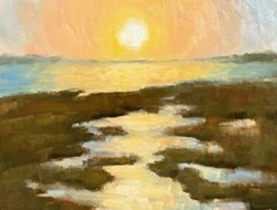 "Marsh Sunset" by Erica Brooks