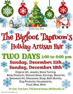 Holiday Artisan Fair at The Bigfoot Taproom - Uploaded by The Bigfoot Taproom