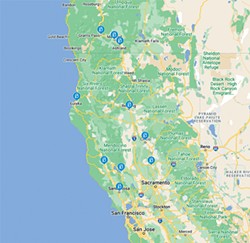 PLANNEDPARENTHOOD.ORG - Mapped locations of available abortion clinics on and around the North Coast.