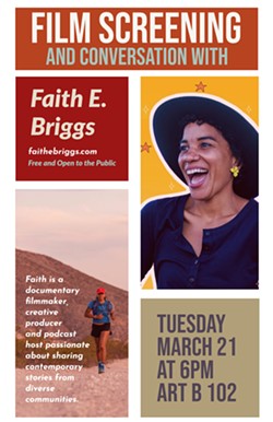 Poster for Faith E. Briggs Screening - Uploaded by Sarah Lasley
