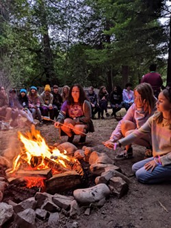 Campfire at NSQC - Uploaded by katitexas