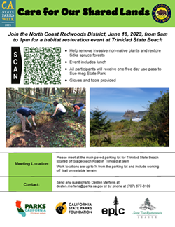 Event Flyer - Uploaded by California State Parks