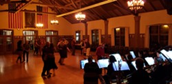 Swing Dancing to the CR Big Band