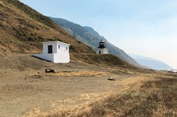 BUREAU OF LAND MANAGEMENT PHOTO. - The recently restored Punta Gorda Lighthouse and oil house.