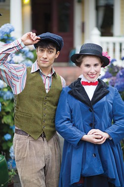 PHOTO BY DERREN RAZER - Fiona Ryder and James Gadd in Mary Poppins.