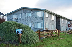 PHOTO BY TED PEASE - Mike Reinman, manager of Redwood Coast Vacation Rentals, owns Trinidad’s only “apartment building,” a four-plex next to the Eatery. The City Council recently clarified the VDU ordinance to limit properties to only one short-term rental per parcel.