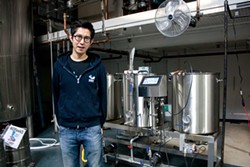 PHOTO BY CARRIE PEYTON DAHLBERG - Sunghoo Yang, co-founder of The Booth Brewing Co., says that at first, more than 90 percent of Booth's production in Eureka will be shipped to South Korea.