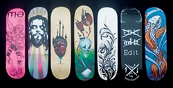 JULIA FINKELSTEIN - Skate decks on sale for a good cause at Arts Alive!