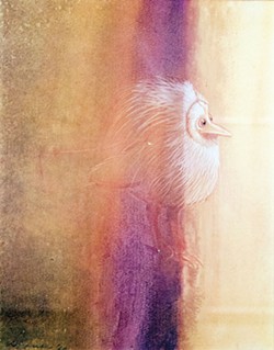 PHOTO BY JILLIAN BUTOLPH - "Bird Experiencing Light," Morris Graves, 1969.