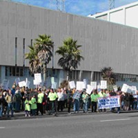 Union Supporters Rally in Eureka