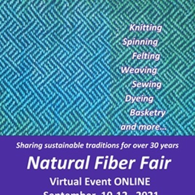 Virtual Natural Fiber Fair is coming up on September 10-12